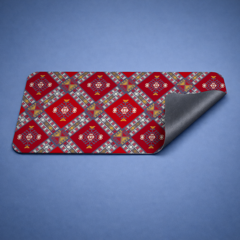 Traditional Kilim Pattern Motif Mouse Pad