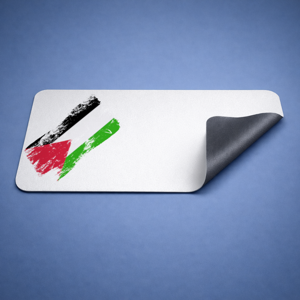 Filistin Direniş Bayrağı Fırça Darbesi Mouse Pad