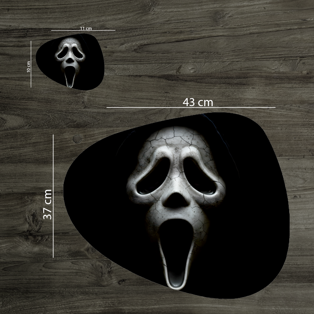 Ghostface The Scream from the Shadows Charger Plate Set 12 Pieces