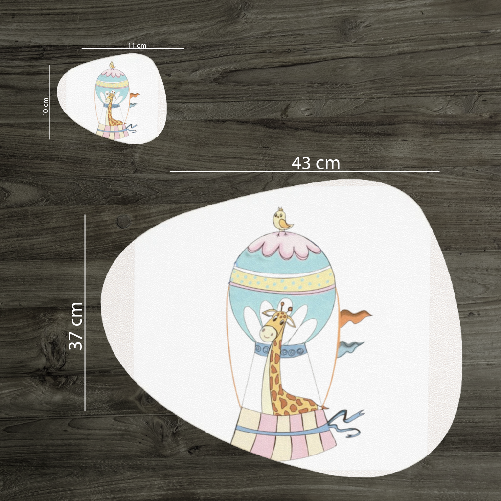Özgür Zürafa Charger Plate Set 12 Pieces