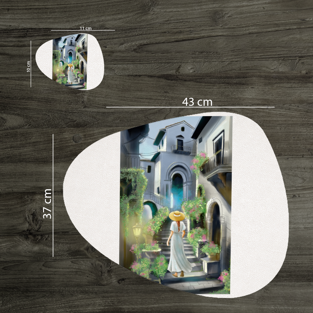 Journey Through Time The Tale of Flowery Streets Charger Plate Set 12 Pieces