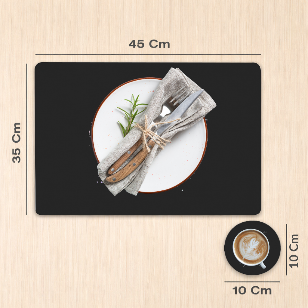 TikTok Logo with Watercolor Effect Charger Plate Set 12 Pieces