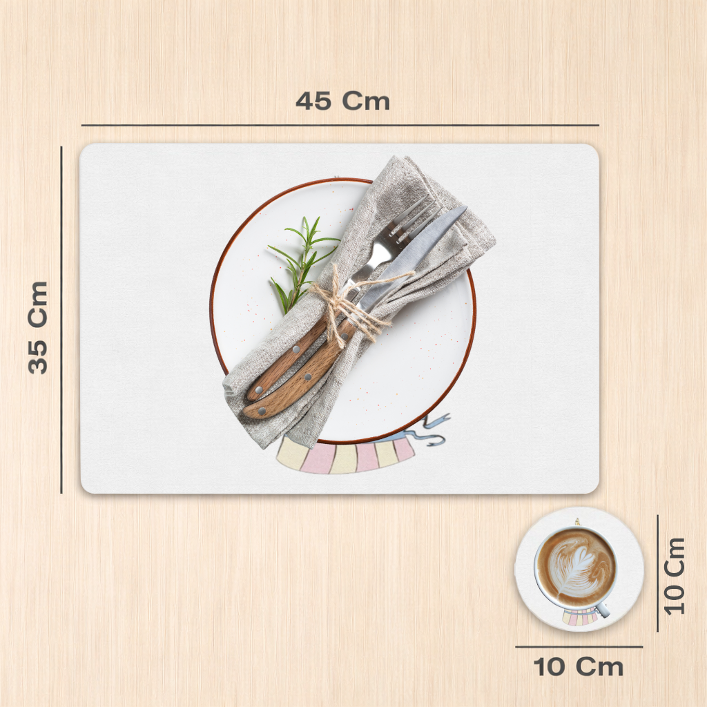 Özgür Zürafa Charger Plate Set 12 Pieces