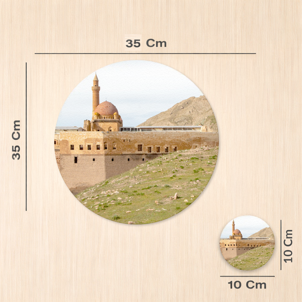 Ishak Pasha Palace Ottoman Heritage of Eastern Anatolia Charger Plate Set 12 Pieces