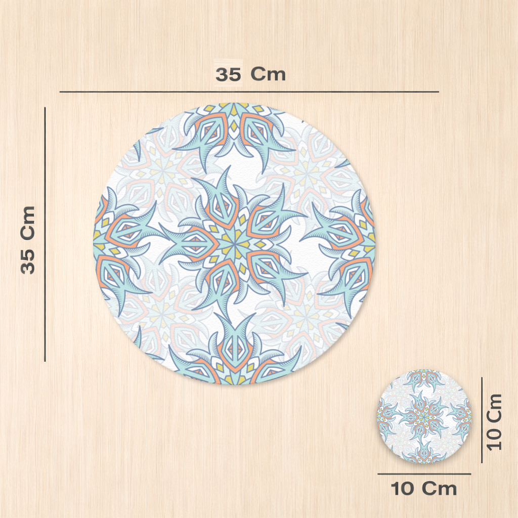 An abstract visual Charger Plate Set 12 Pieces