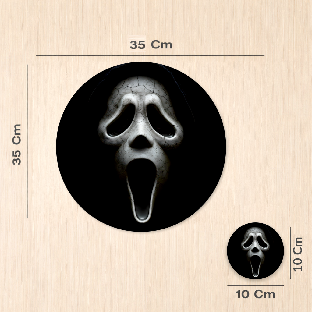 Ghostface The Scream from the Shadows Charger Plate Set 12 Pieces