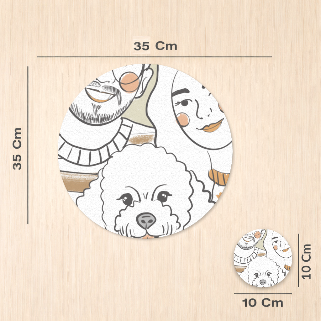 Our Family Charger Plate Set  12 Pieces