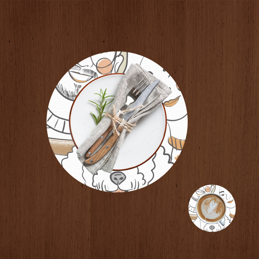 Our Family Charger Plate Set  12 Pieces