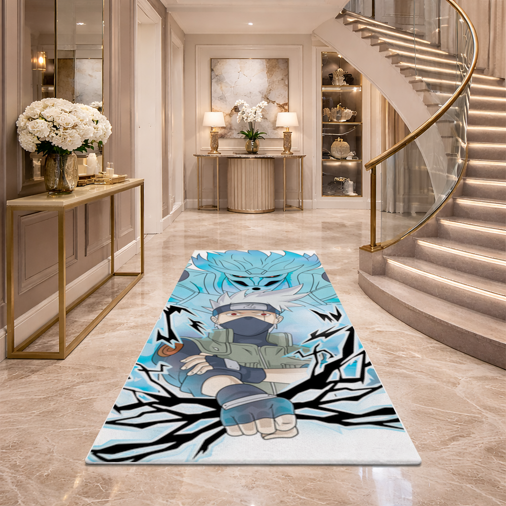 Kakashi Hatake The Copy Ninja of the Leaf Hallway & Entryway Rug