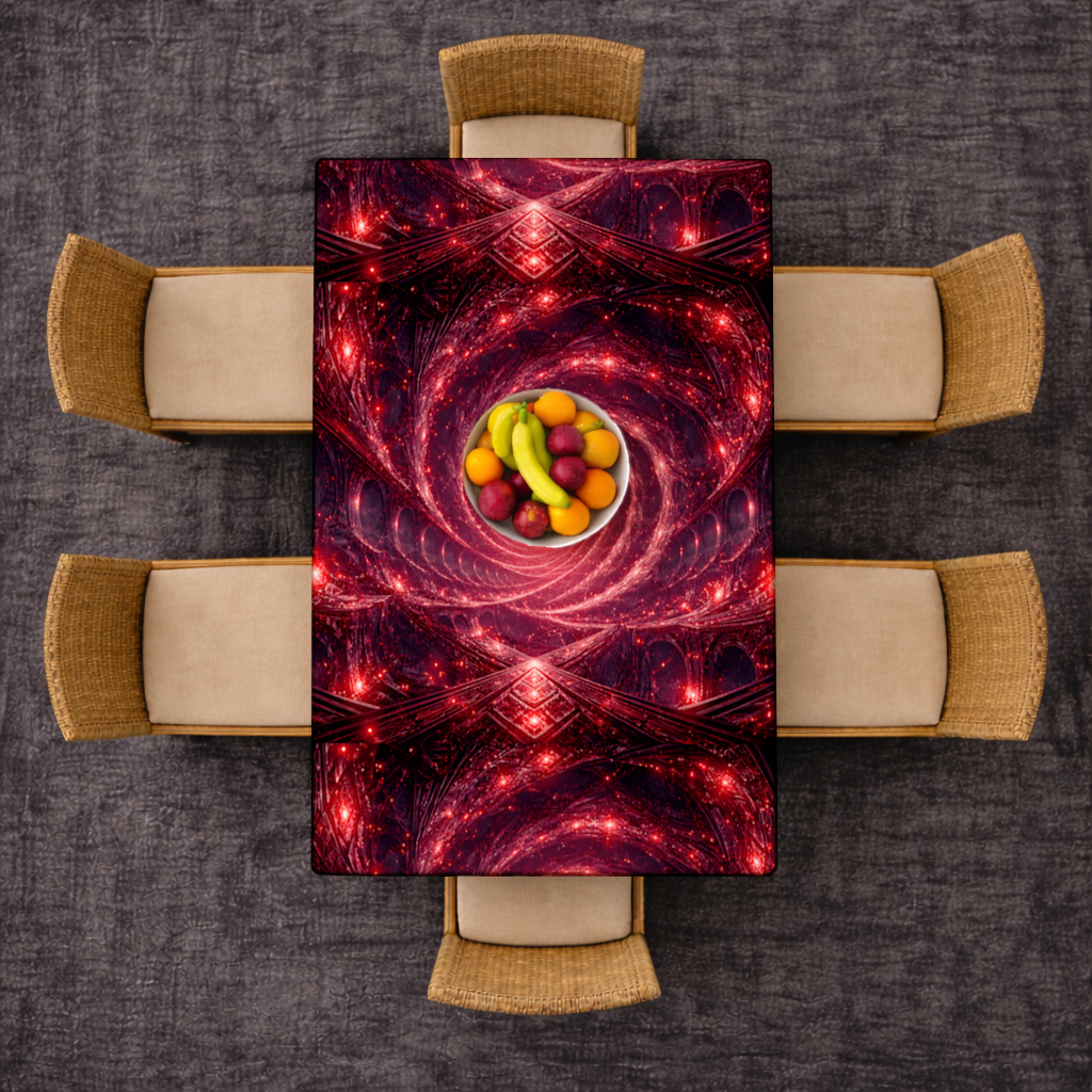 Itachi Uchiha Master of Eternal Tsukuyomi Time Rectangular Tablecloth
