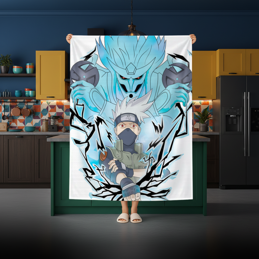 Kakashi Hatake The Copy Ninja of the Leaf Rectangular Tablecloth
