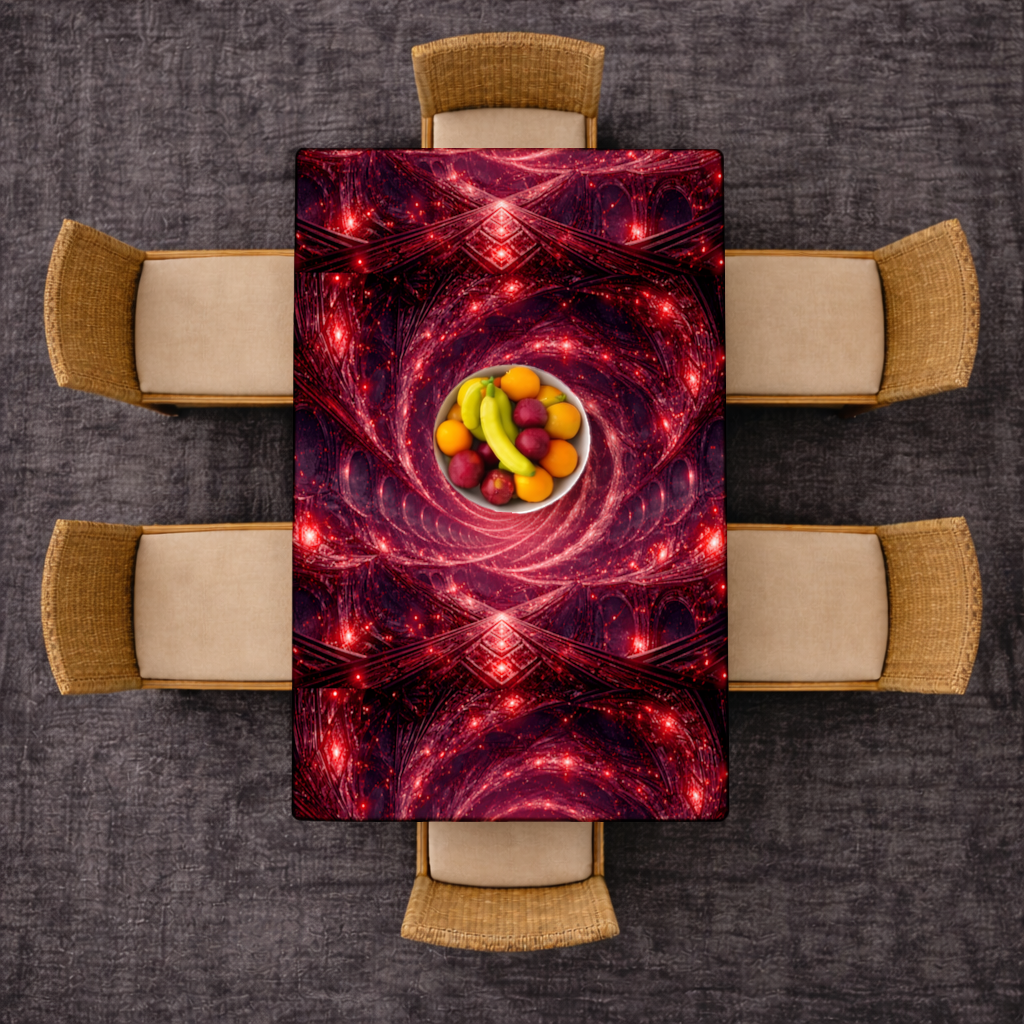 Itachi Uchiha Master of Eternal Tsukuyomi Time Rectangular Tablecloth