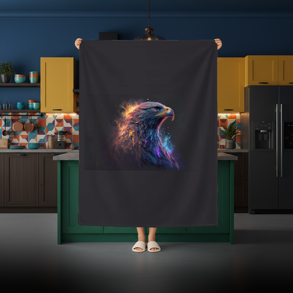 Eagle image A symbol of strength and freedom. Rectangular Tablecloth