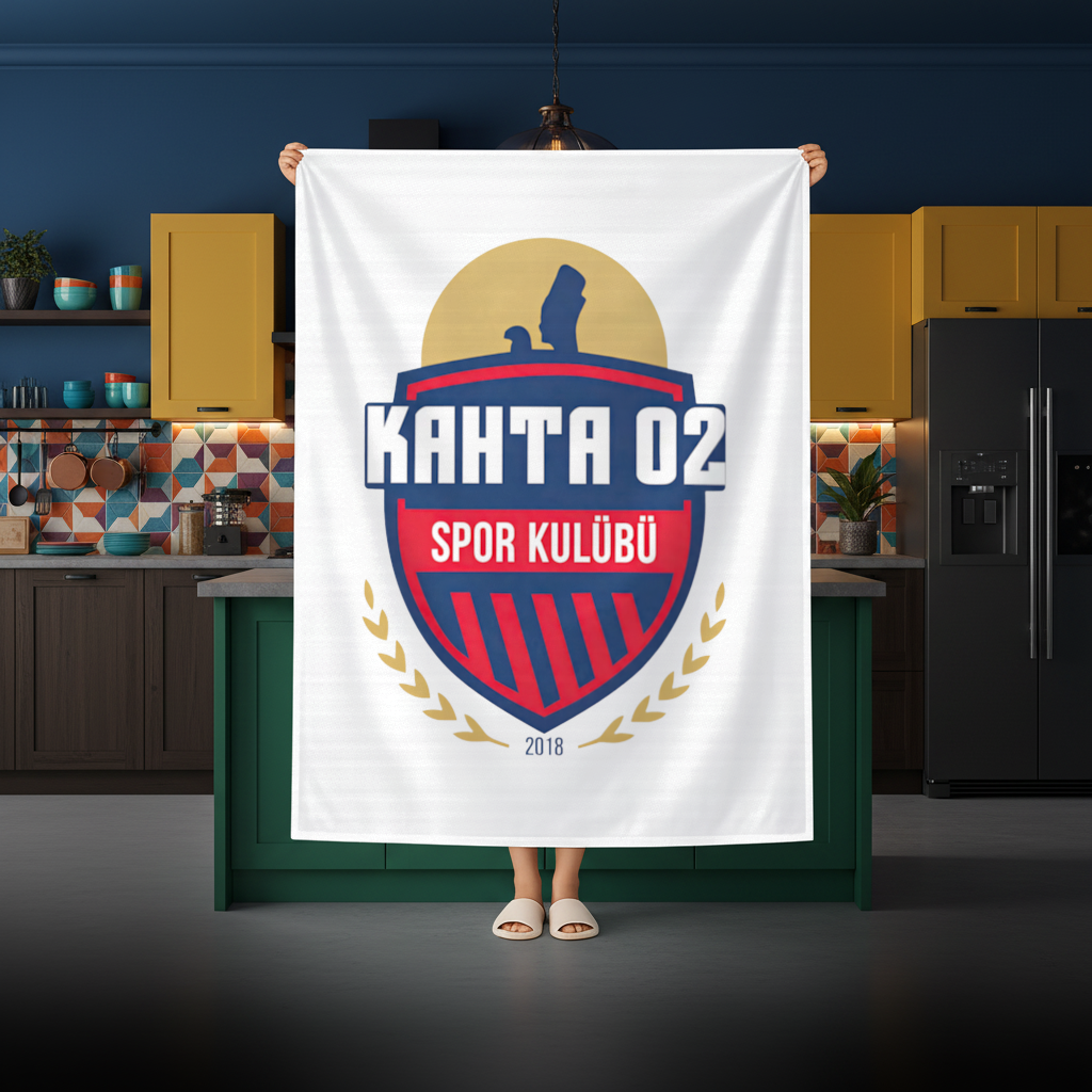 Kahta 02 Spor Kulübü Crest Rectangular Tablecloth
