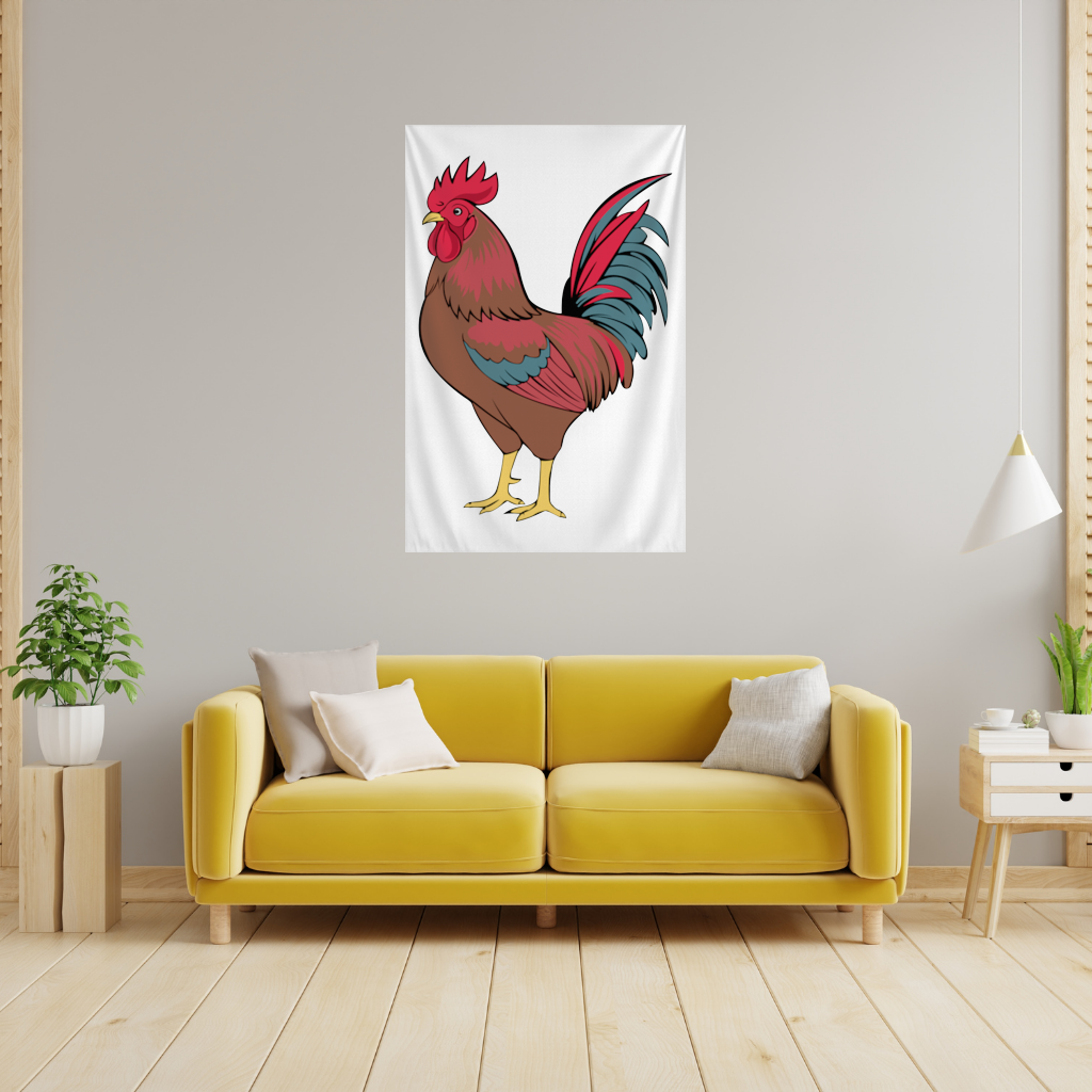 Wilson Lo Siento Retro Grafik Sanatı Duvar Örtüsü