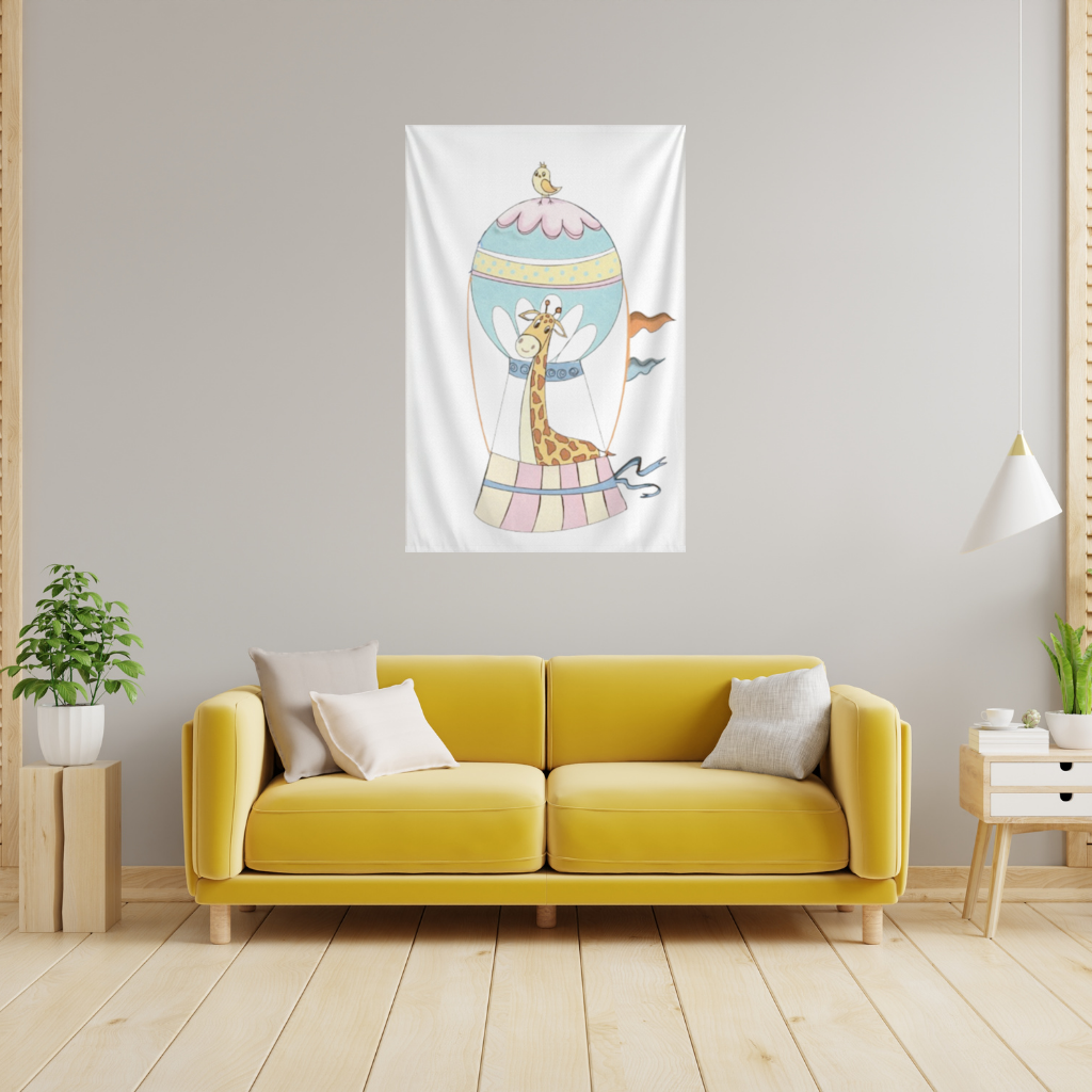 Özgür Zürafa Wall Tapestry