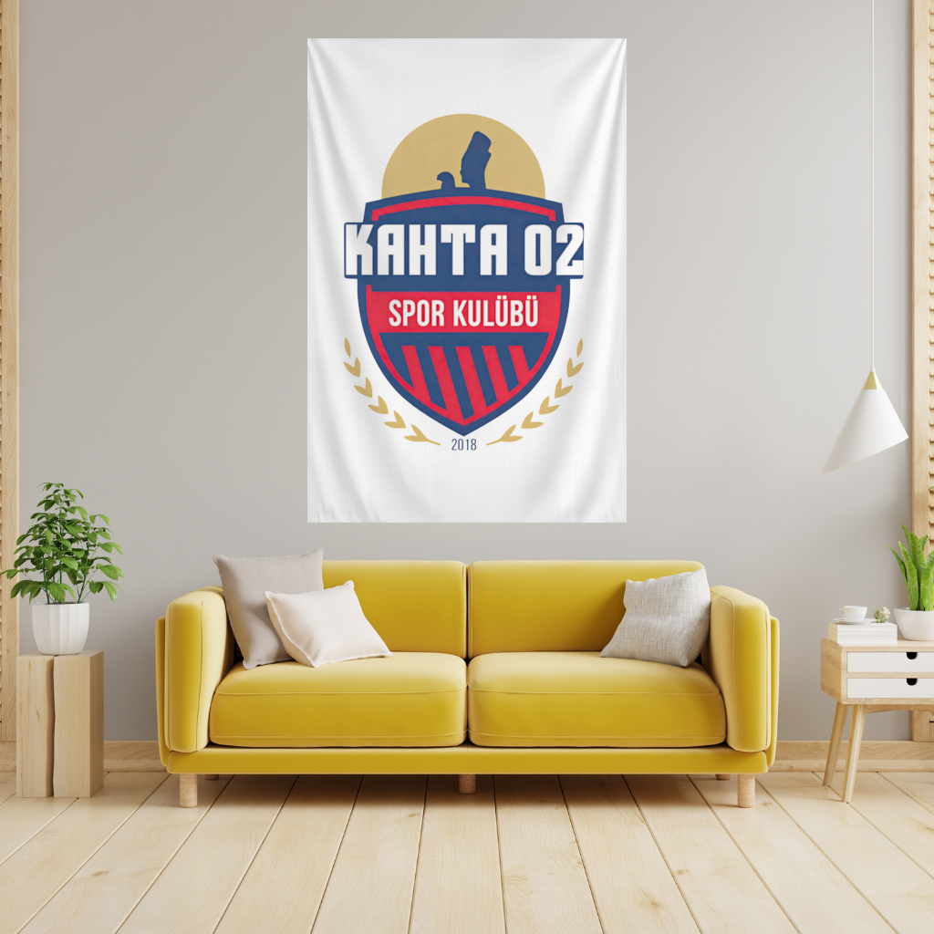 Kahta 02 Spor Kulübü Crest Wall Tapestry