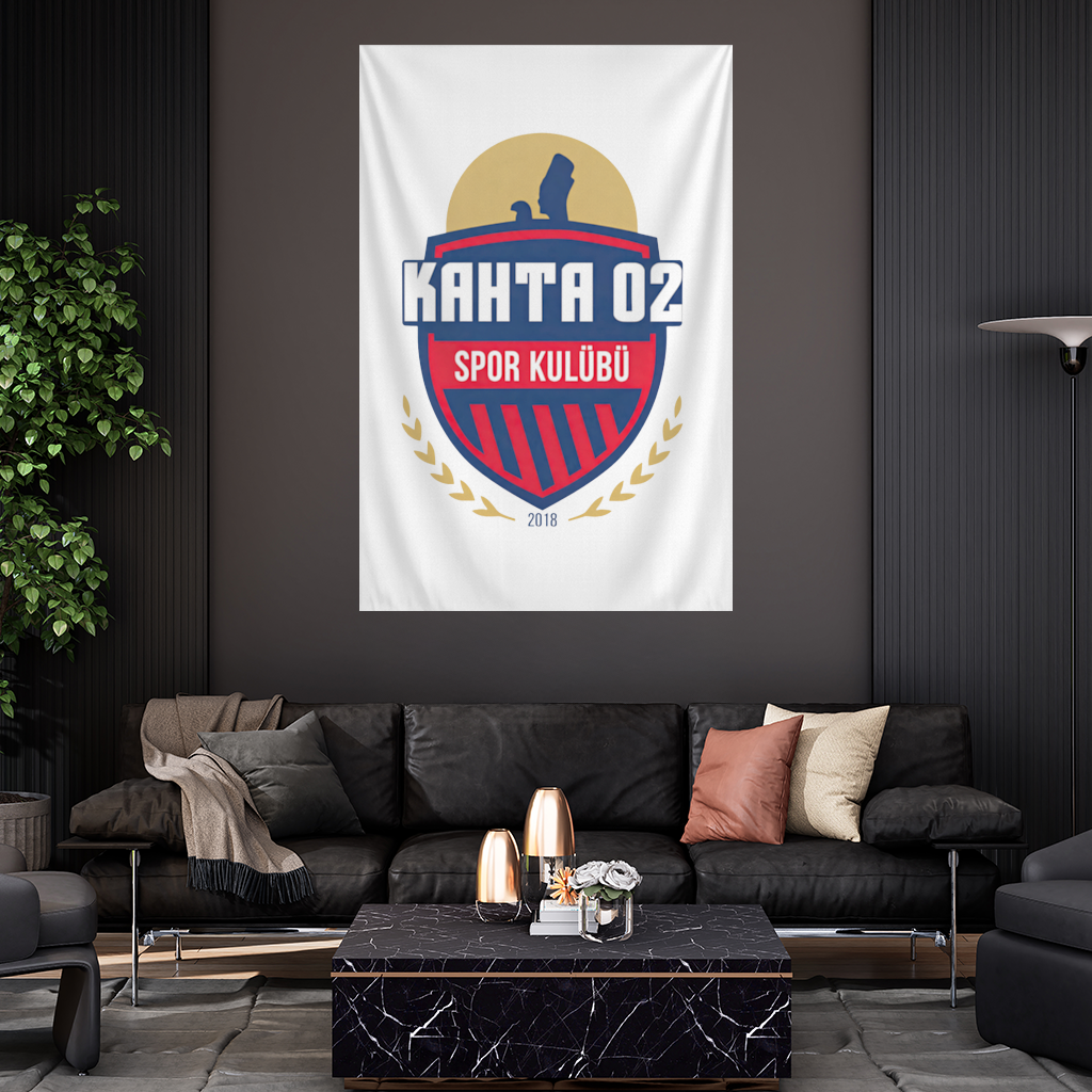 Kahta 02 Spor Kulübü Crest Wall Tapestry
