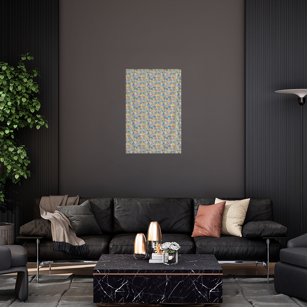 Rainbow triangle pattern Wall Tapestry
