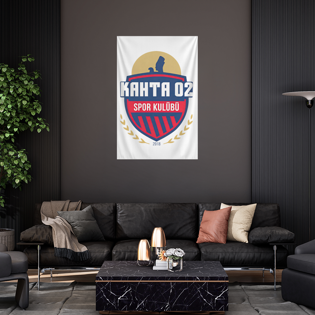 Kahta 02 Spor Kulübü Crest Wall Tapestry