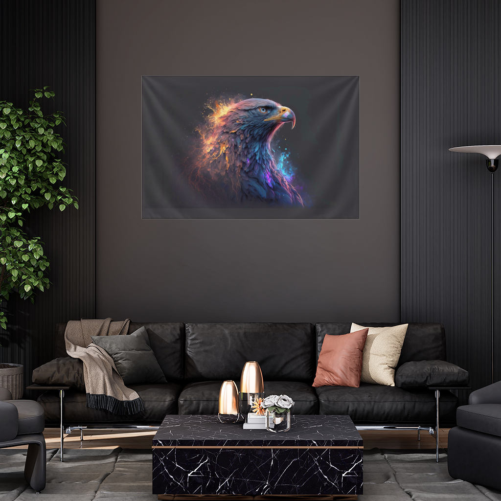 Eagle image A symbol of strength and freedom. Wall Tapestry