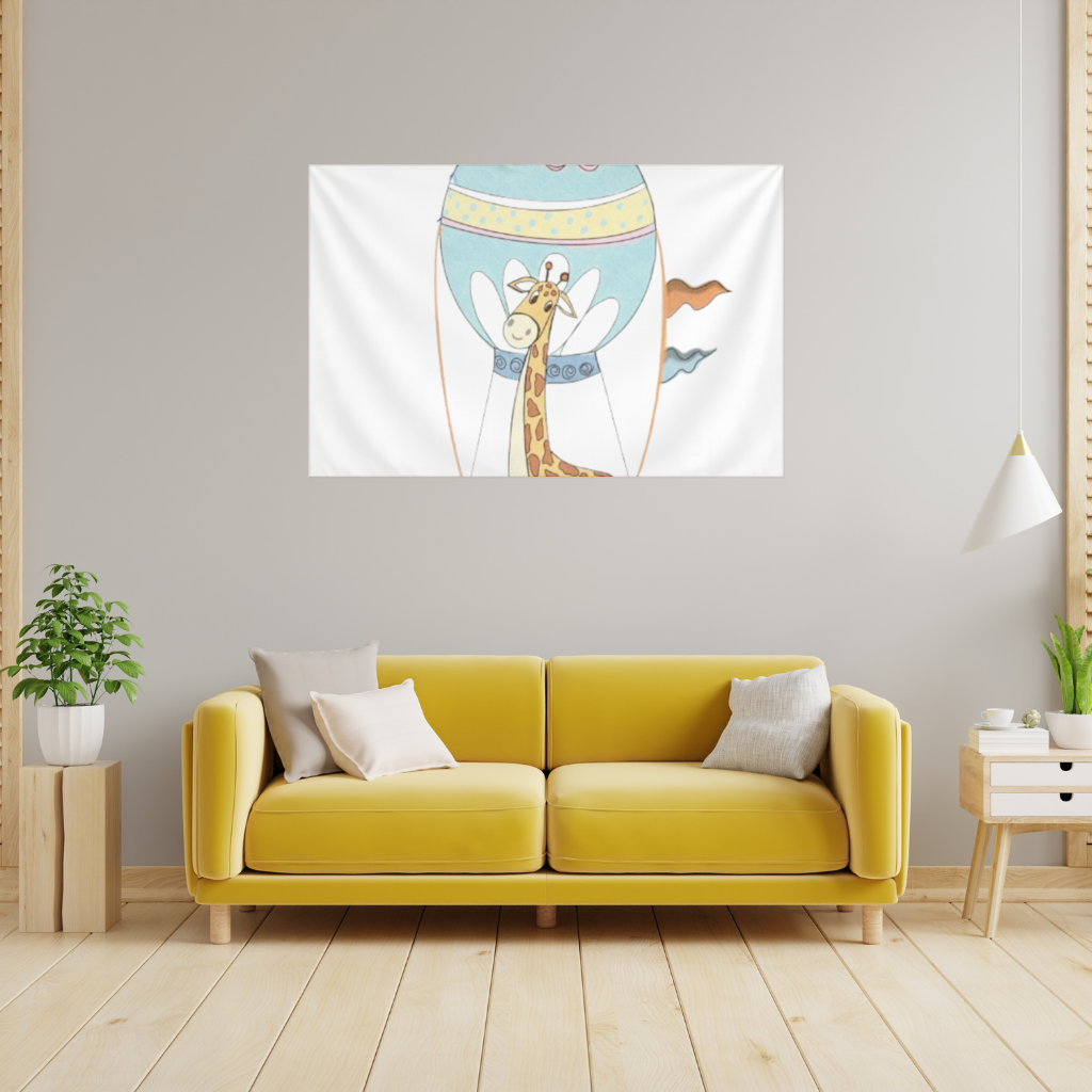 Özgür Zürafa Wall Tapestry