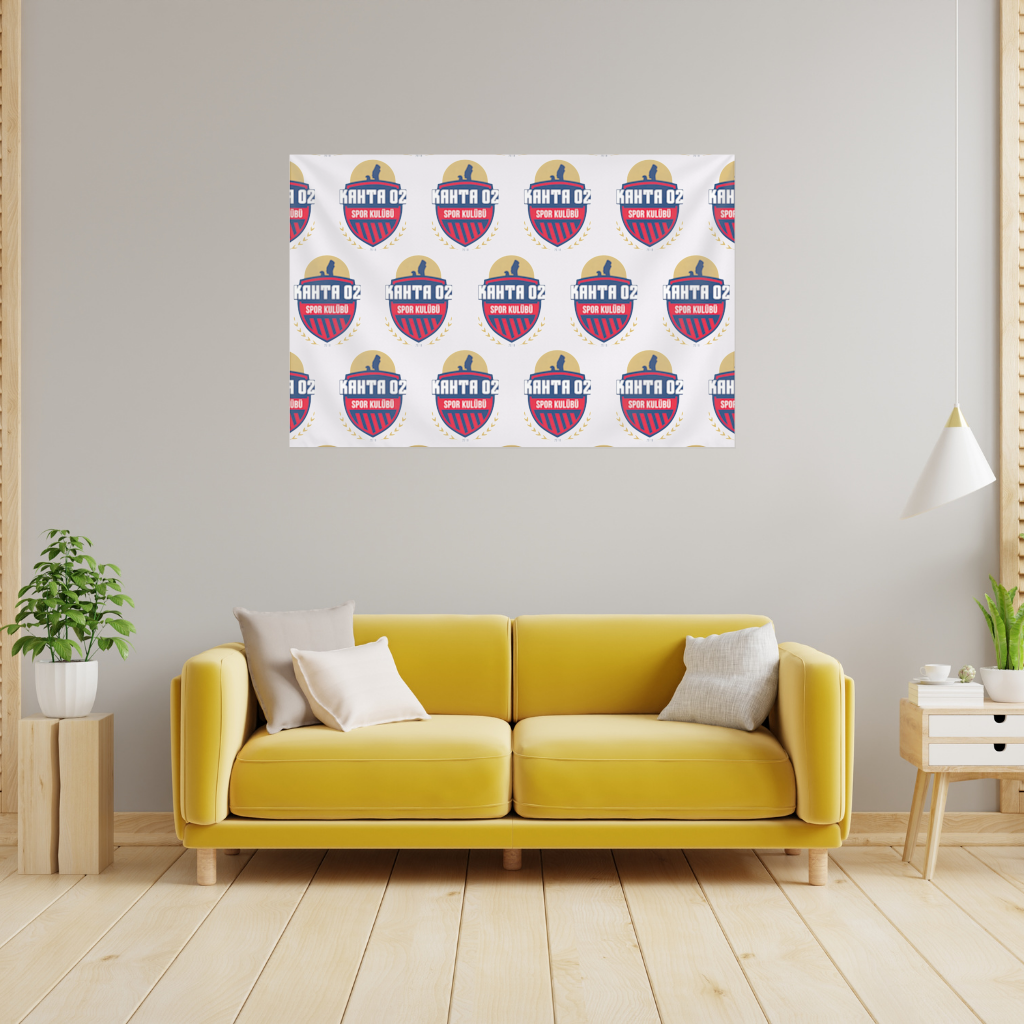 Kahta 02 Spor Kulübü Grid Wall Tapestry