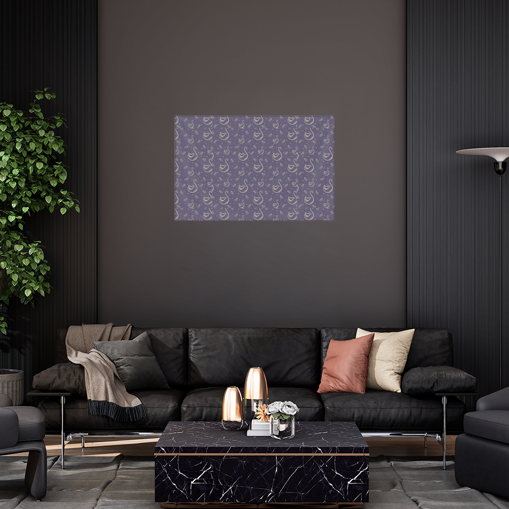 kuğu pattern deseni Duvar Örtüsü