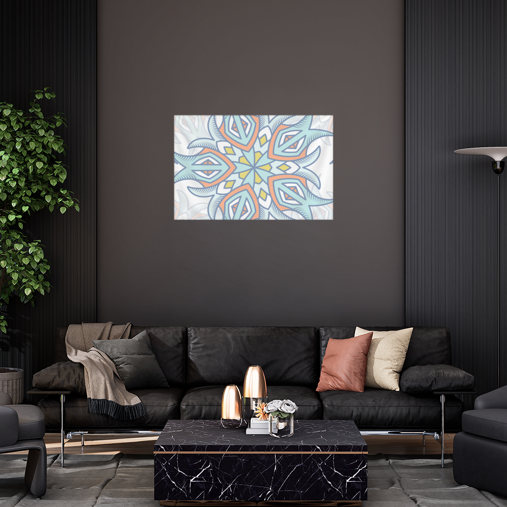 An abstract visual Wall Tapestry