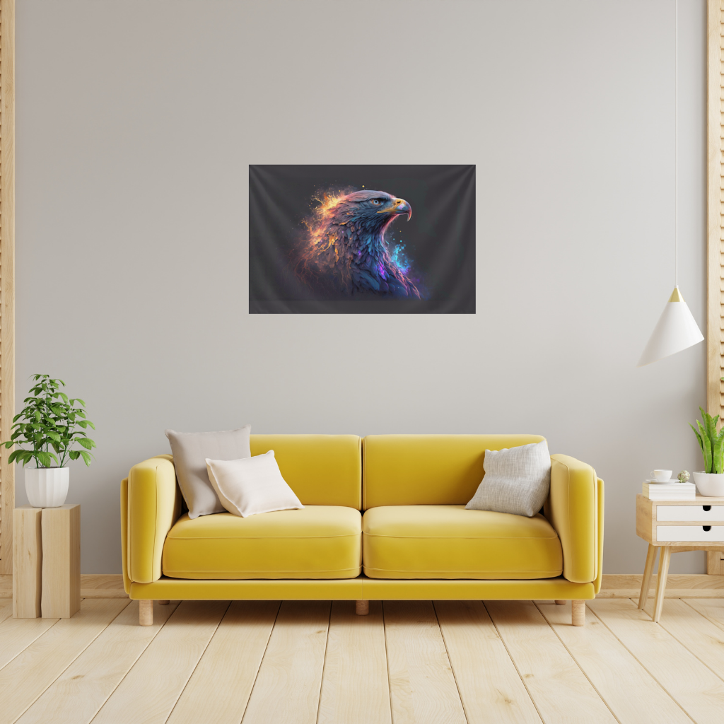 Eagle image A symbol of strength and freedom. Wall Tapestry