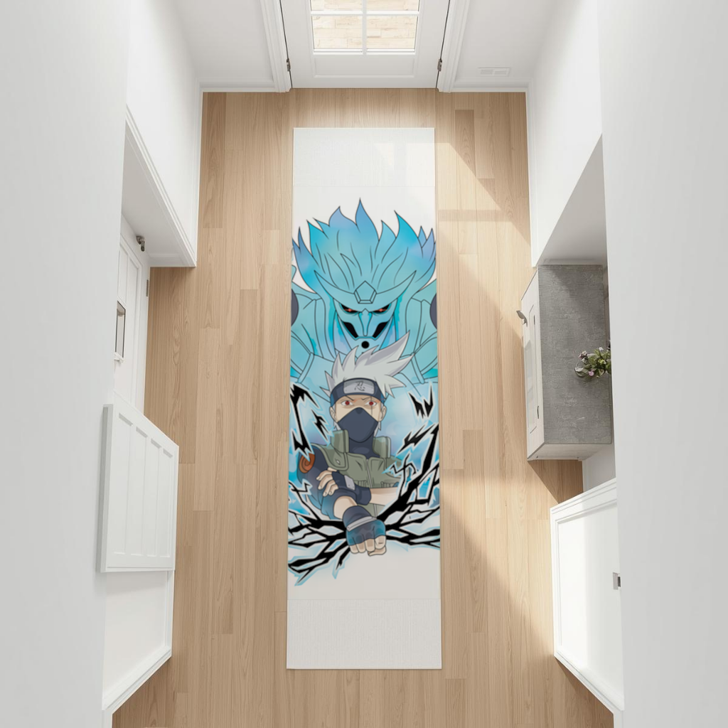 Kakashi Hatake The Copy Ninja of the Leaf Hallway & Entryway Rug