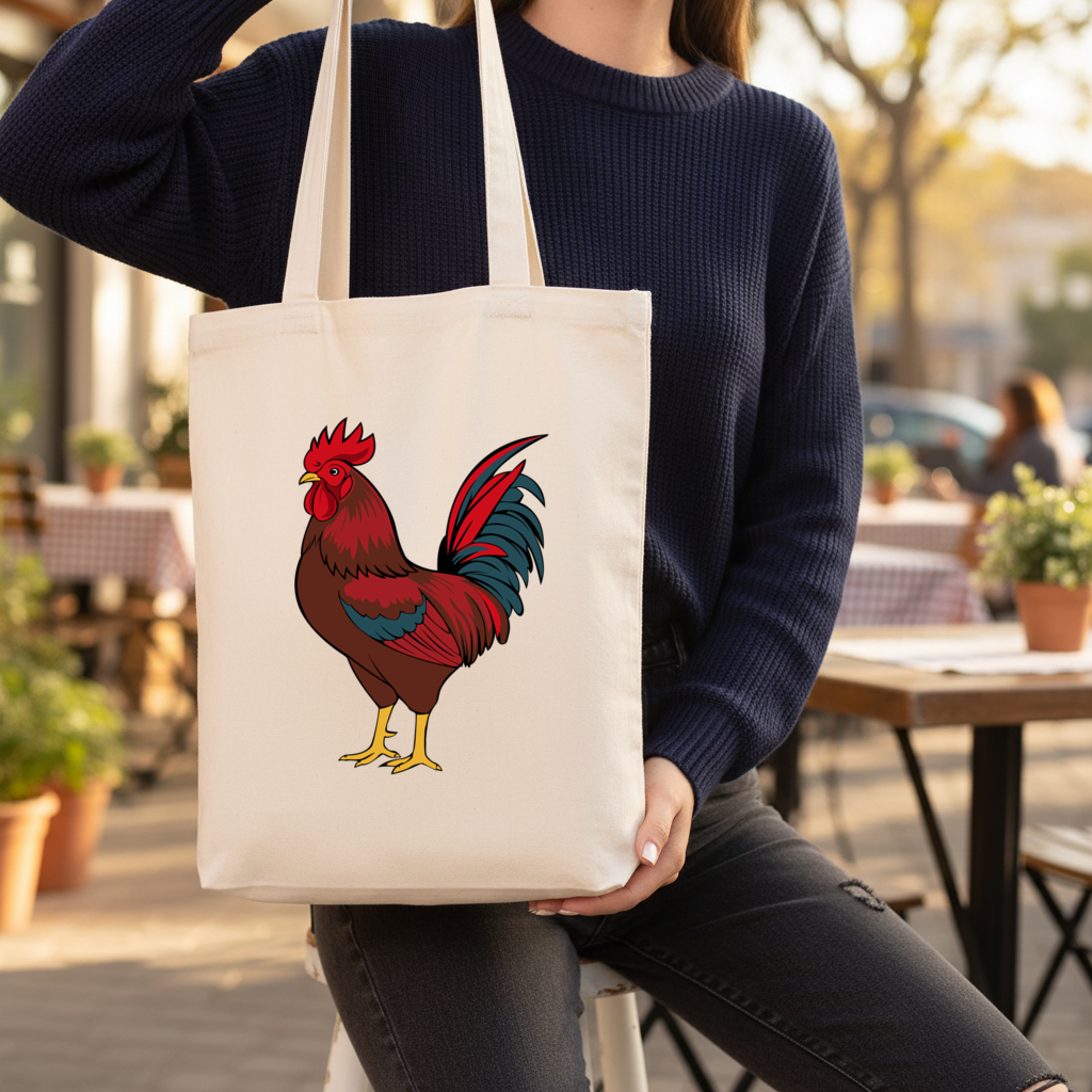 Wilson Lo Siento Retro Graphic Art Gusseted Canvas Tote Bag