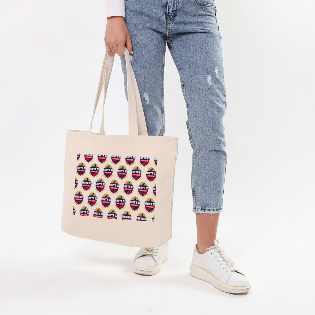 Kahta 02 Spor Kulübü Grid Horizontal Canvas Tote Bag