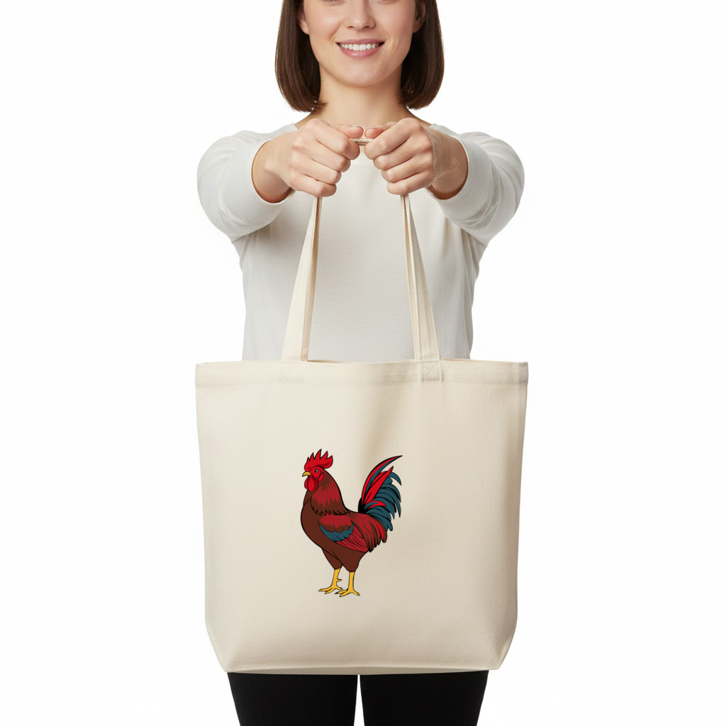 Wilson Lo Siento Retro Graphic Art Horizontal Canvas Tote Bag