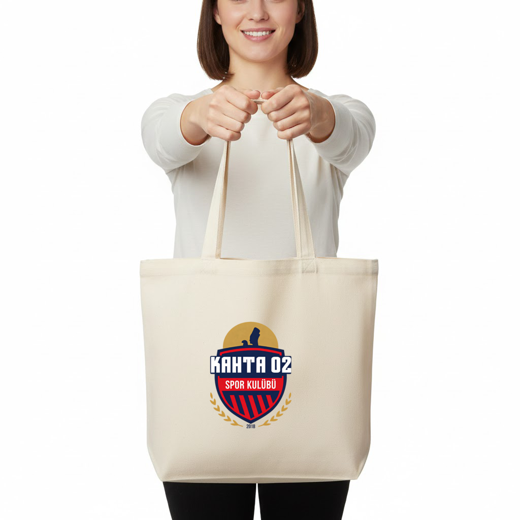 Kahta 02 Spor Kulübü Arması Yatay Canvas Çanta