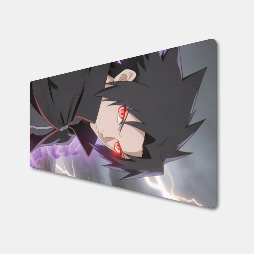 Sasuke Eternal Mangekyo Power Rise Mouse Pad