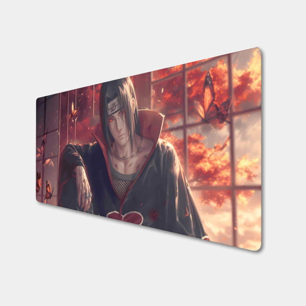 Itachi Uchiha The Crimson Sunset of Sacrifice Mouse Pad
