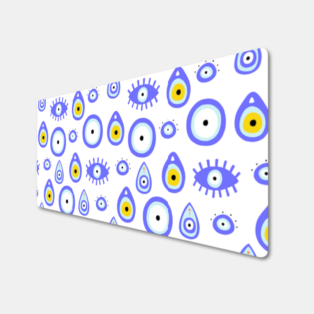 Evil Eye Pattern Mouse Pad
