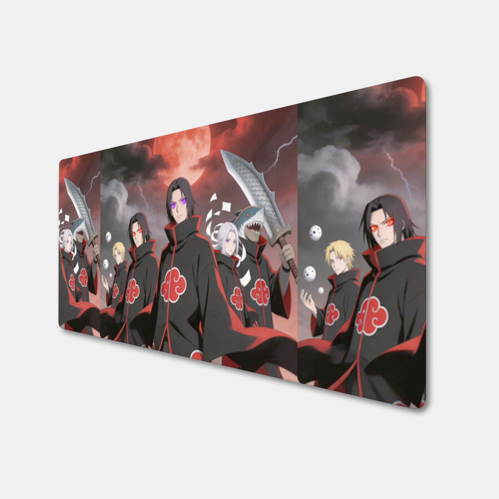 Akatsuki Members  Shadows of the Red Cloud Mouse Pad