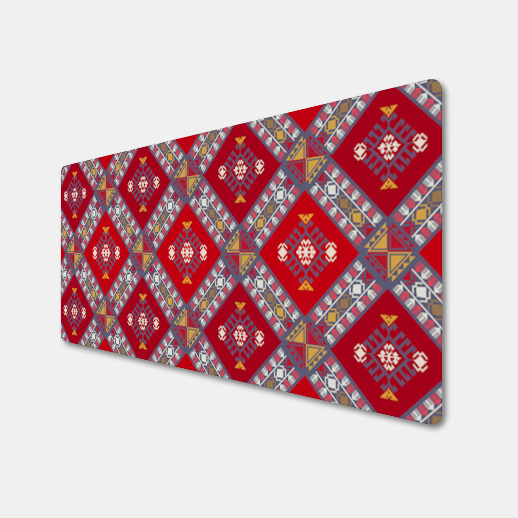 Traditional Kilim Pattern Motif Mouse Pad