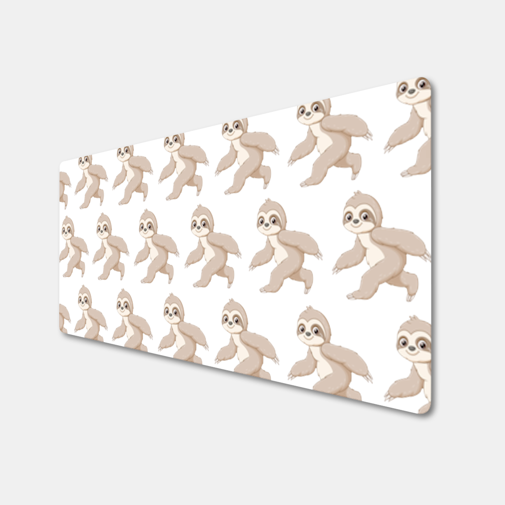 Neşeli Yürüyen Sevimli Tembel Hayvan Mouse Pad