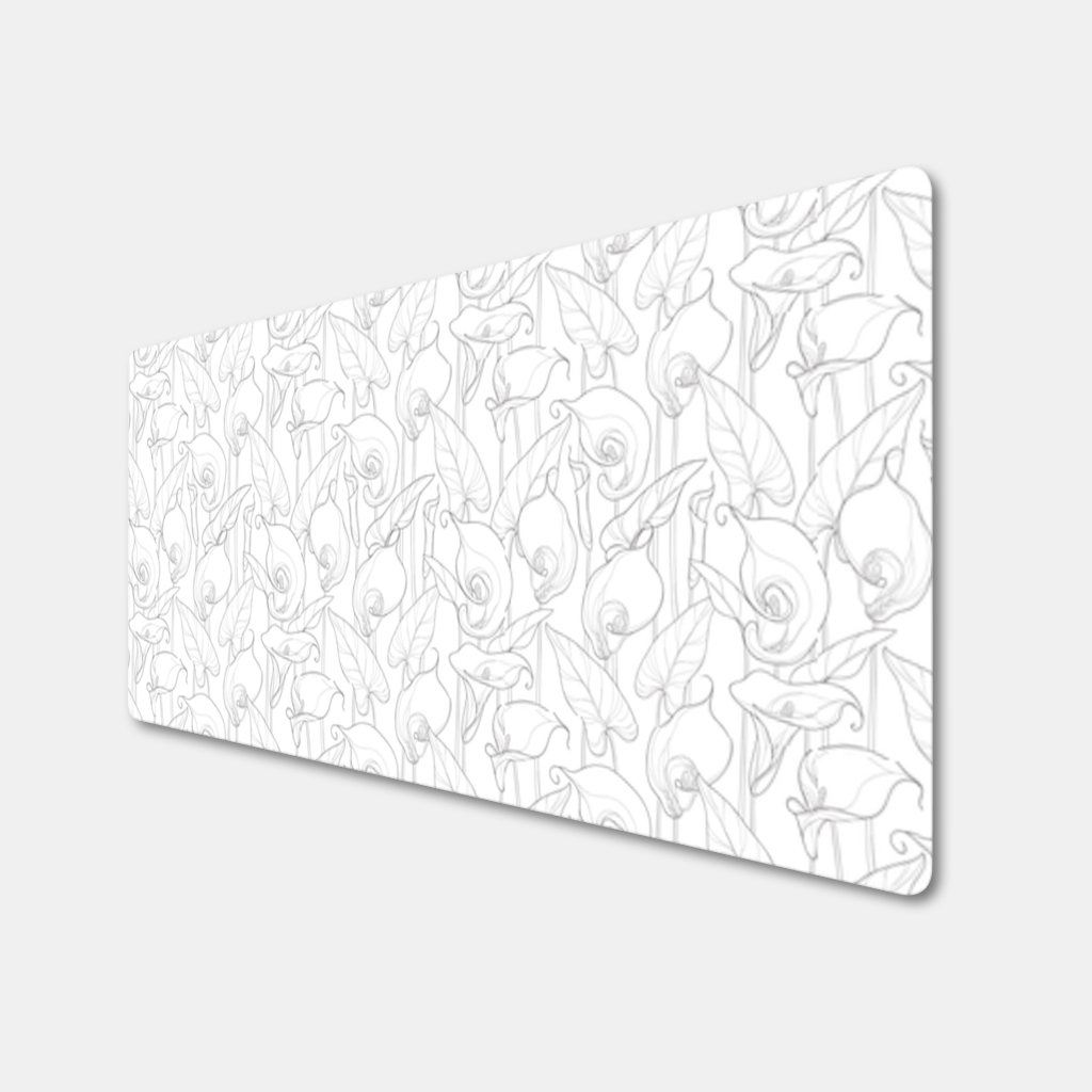 Calla Lily Sketch Mouse Pad