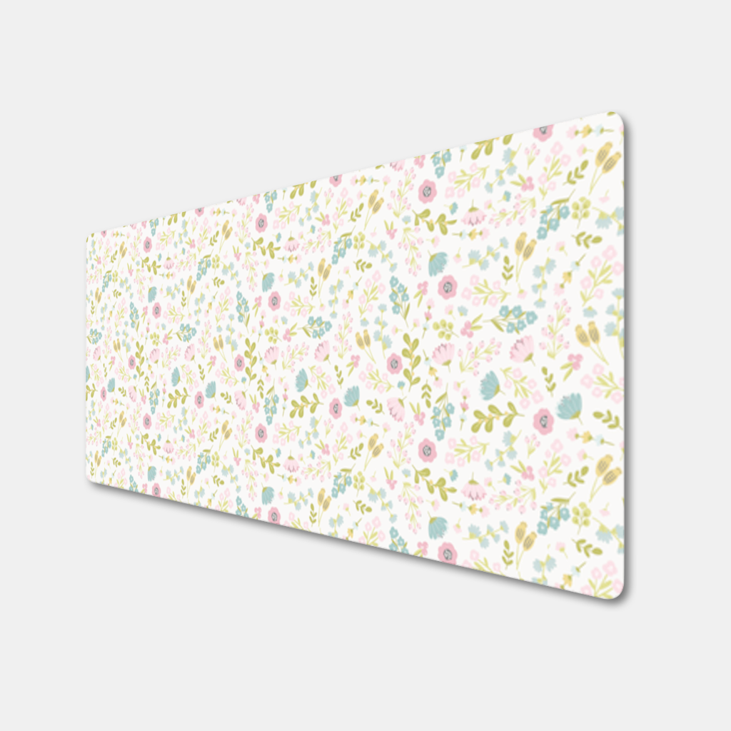 Pastel Bahar Çiçekleri Mouse Pad