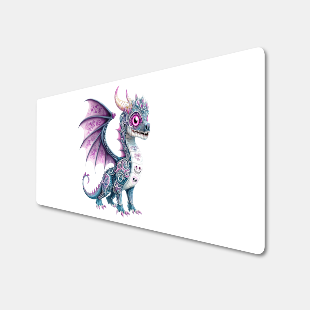 Mor Şeker Kurukafa Ejderhası Mouse Pad