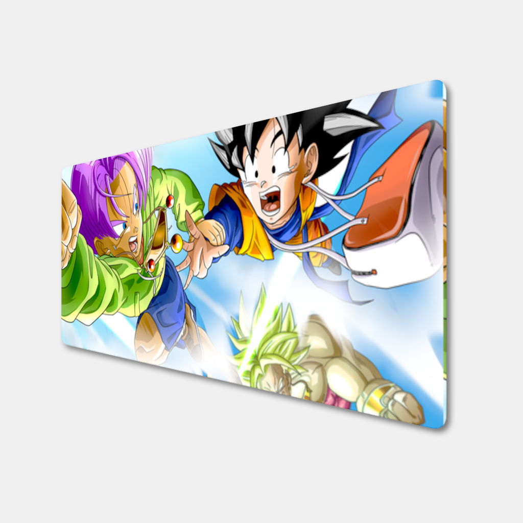 Energy Blast Anime Sky Battle Mouse Pad