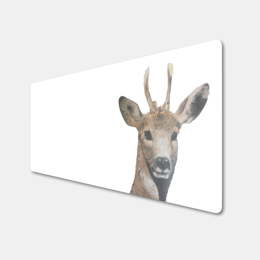 Geyik Kuruboya Çizimi - Sanat Mouse Pad