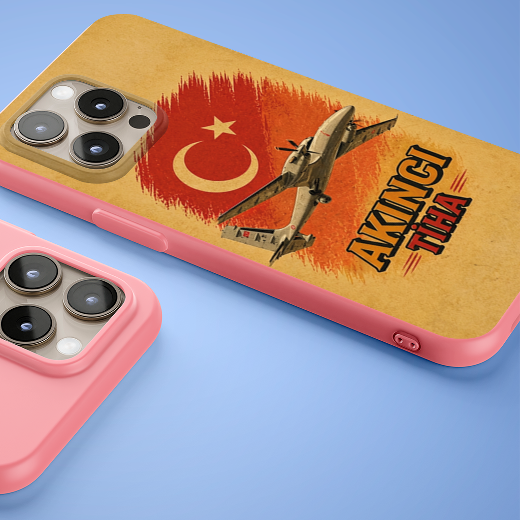 Akinci Tiha Retro Military iPhone 15 Pro Case