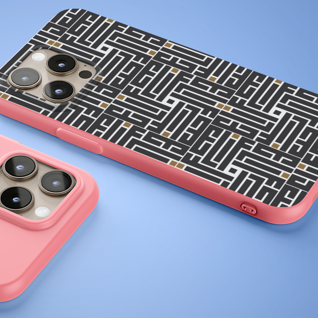 Kufi yazı- Elif iPhone 15 Pro Case