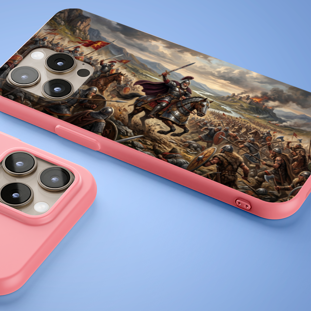 Epic Battle Scene iPhone 15 Pro Case