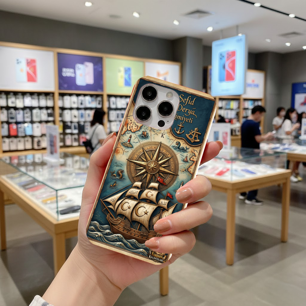 Vintage Ottoman Navy Compass Phone Case iPhone 16 Pro Case